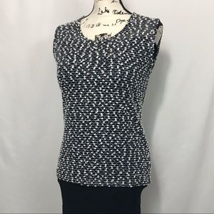 Evan Picone Sleeveless Knit Blouse Size S
